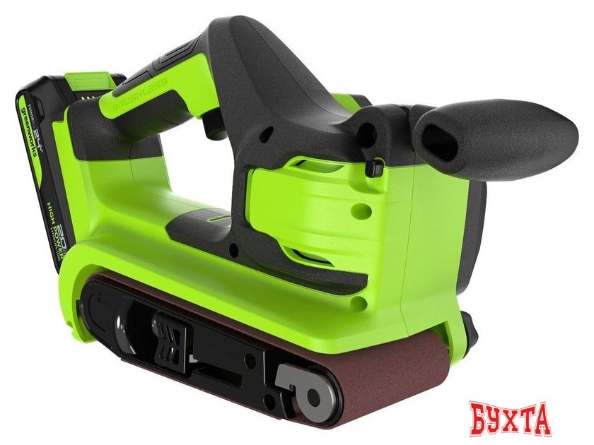 Ленточная шлифмашина Greenworks G24BS 3100607CUA (с 1-им АКБ) 4