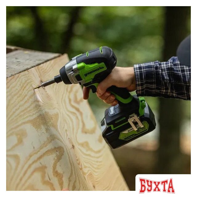 Винтоверт Greenworks GD24ID3 3802807CUA (с 1-им АКБ) 3