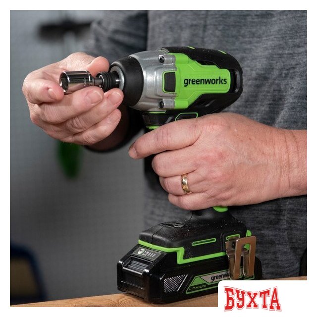 Винтоверт Greenworks GD24ID3 3802807CUA (с 1-им АКБ) 5