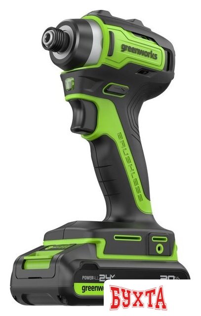 Винтоверт Greenworks ID3170 3804907CUC (с 2-мя АКБ) 2