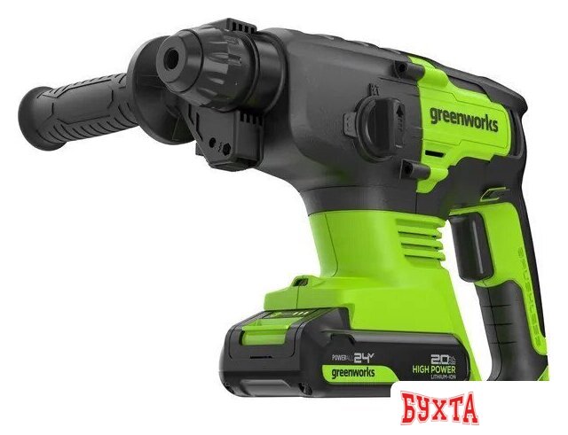 Перфоратор Greenworks GD24SDS2 3803007CUA (с 1-им АКБ) 2