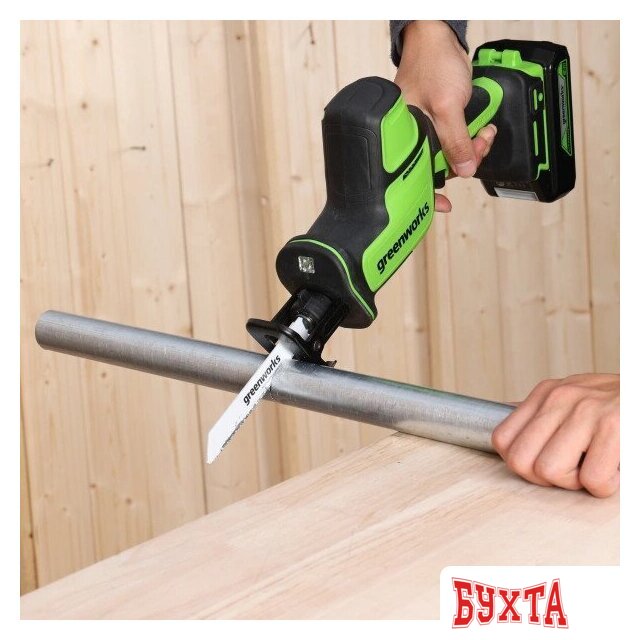 Сабельная пила Greenworks GPT-СRS-25 1200507CUA (с 1-им АКБ) 3