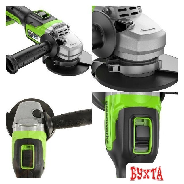 Угловая шлифмашина Greenworks GD24AG 3200207CUG (с 1-м АКБ) 4