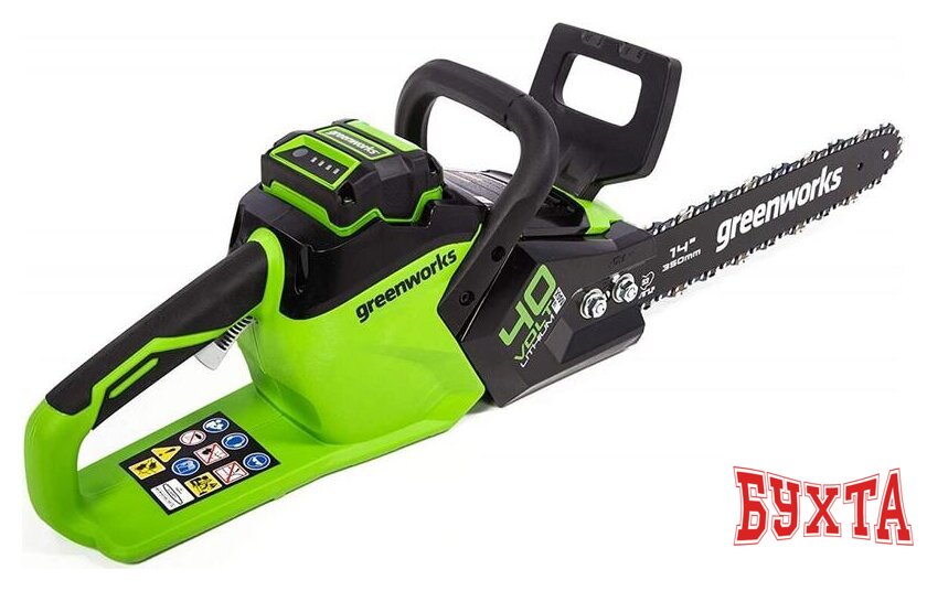 Аккумуляторная пила Greenworks GD40CS15 (с 1-м АКБ 2 Ah) 5