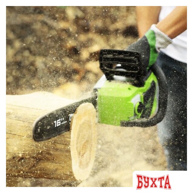 Аккумуляторная пила Greenworks GD40CS18 2005807UH (с 1-им АКБ) 5