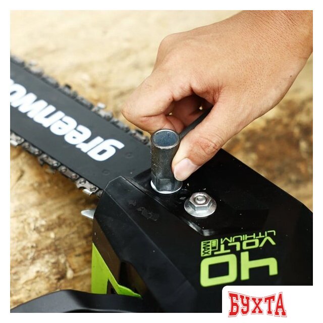 Аккумуляторная пила Greenworks GD40CS18 2005807UG (с 1-им АКБ) 3