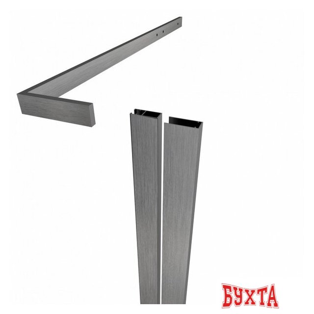 Душевой уголок Triton Терра Графит 120х90 (без поддона) 5