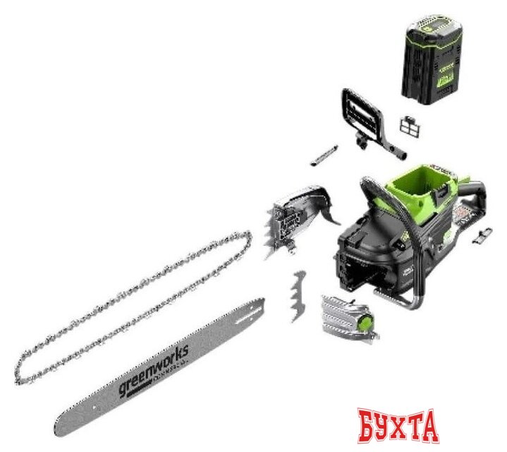 Аккумуляторная пила Greenworks OCS800 2009707 (без АКБ) 2