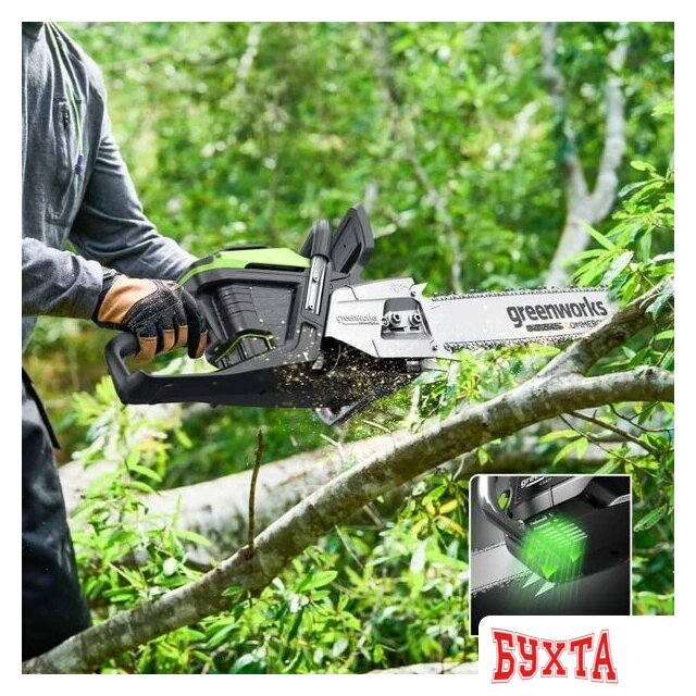 Аккумуляторная пила Greenworks OCS800 2009707 (без АКБ) 3