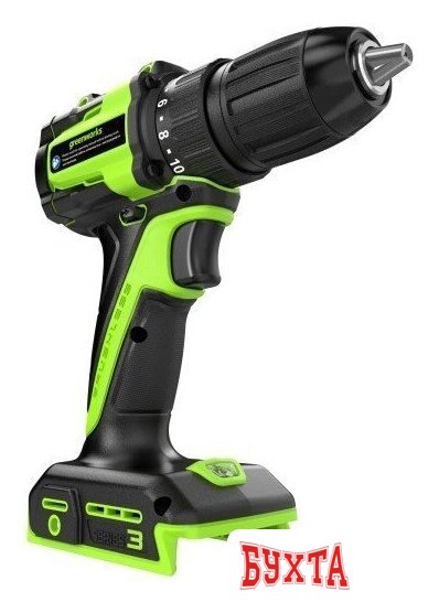 Дрель-шуруповерт Greenworks DD345 3708307 (без АКБ) 2