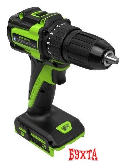 Дрель-шуруповерт Greenworks DD345 3708307 (без АКБ) 4