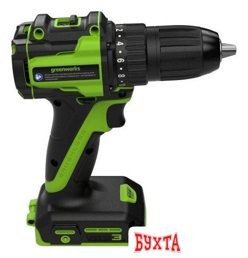 Дрель-шуруповерт Greenworks DD345 3708307 (без АКБ) 5