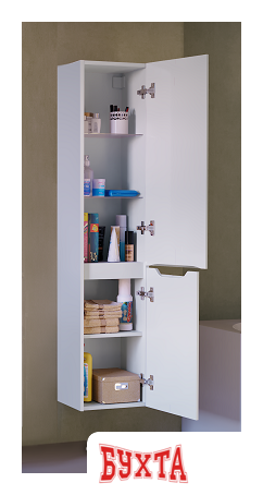 Мебель для ванных комнат Raval Шкаф-пенал Statik 150 Sta.04.150/P/W 2