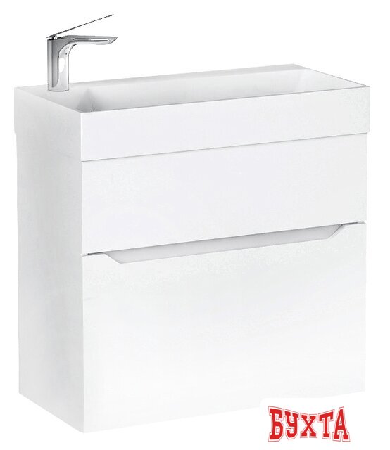 Мебель для ванных комнат Raval Тумба под умывальник Brik 65 Brk.01.65/P/W/RL 1