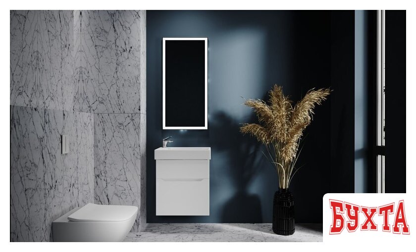 Мебель для ванных комнат Raval Тумба под умывальник Brik 65 Brk.01.65/P/W/RL 3