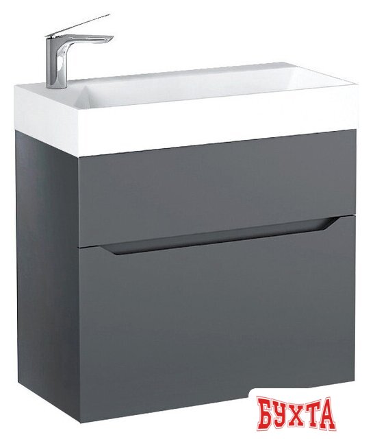 Мебель для ванных комнат Raval Тумба под умывальник Brik 55 Brk.01.55/P/A/RL