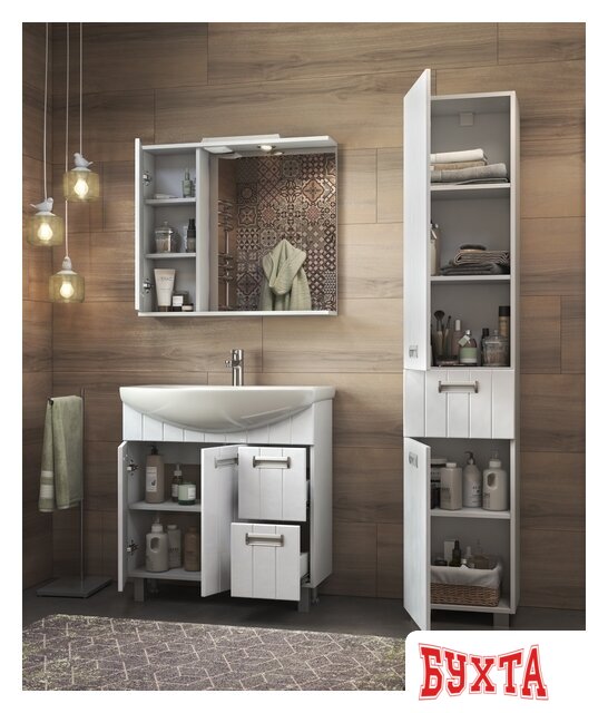 Мебель для ванных комнат Vigo Тумба Diana 800 (под ум Балтика) 3