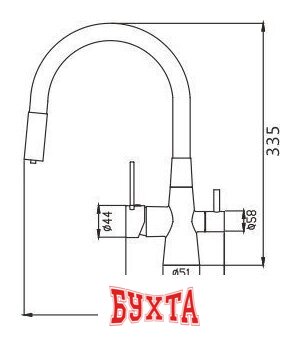 Смеситель Shevanik S668 2
