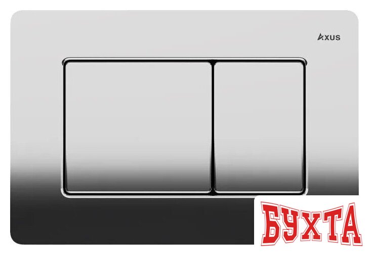 Панель смыва Axus 097LC Slim (хром)