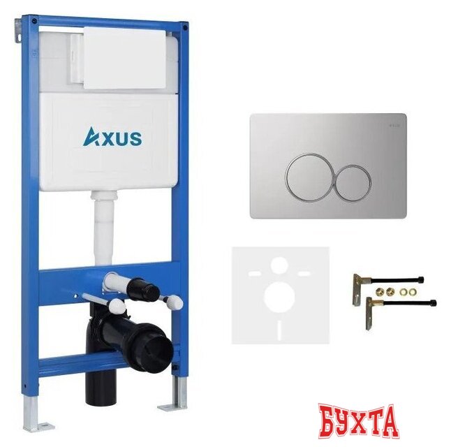 Инсталляция для унитаза Axus 011D с кнопкой 097ES