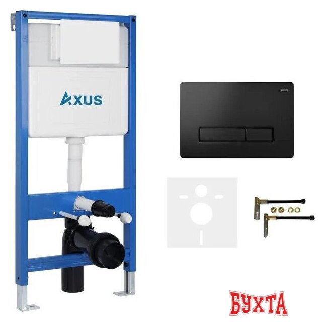 Инсталляция для унитаза Axus 011D с кнопкой 097HDB