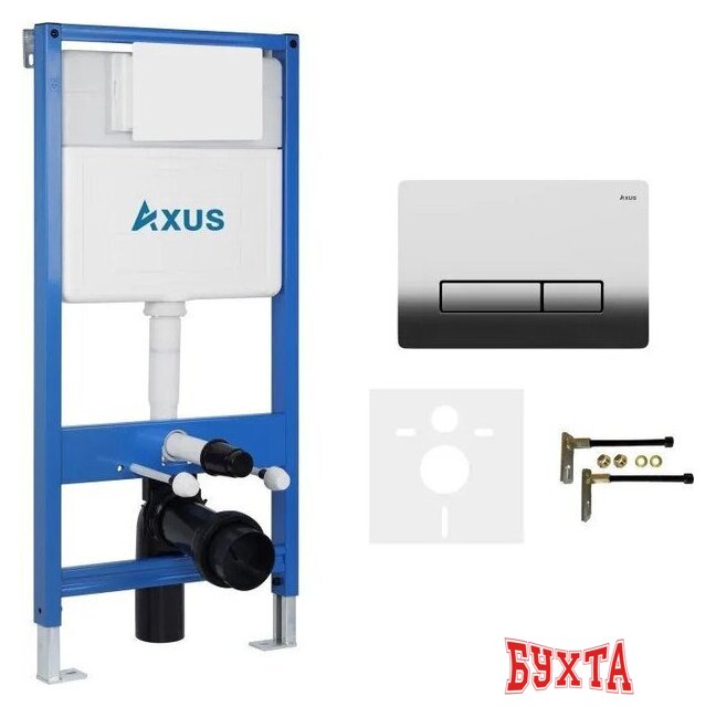 Инсталляция для унитаза Axus 011D с кнопкой 097HDC