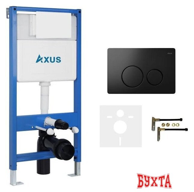 Инсталляция для унитаза Axus 011D с кнопкой 097IB