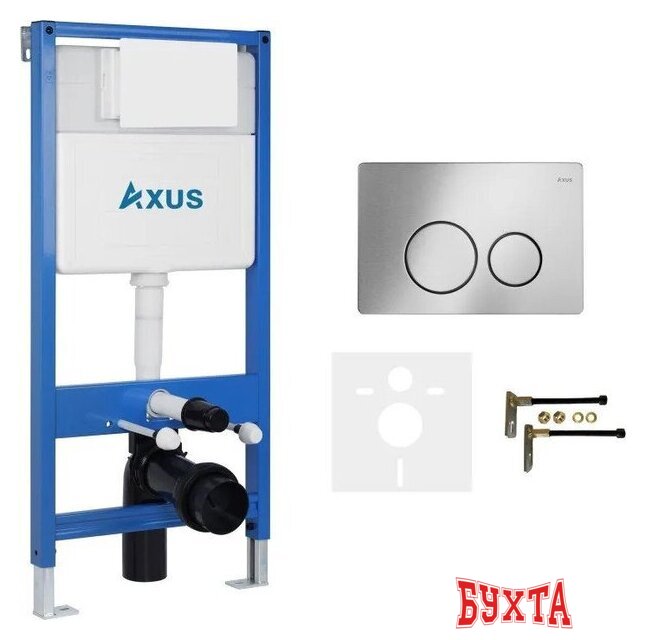 Инсталляция для унитаза Axus 011D с кнопкой 097IS