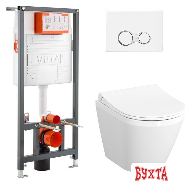 Унитаз подвесной Vitra L-box Integra Rimex 9856B003-7200