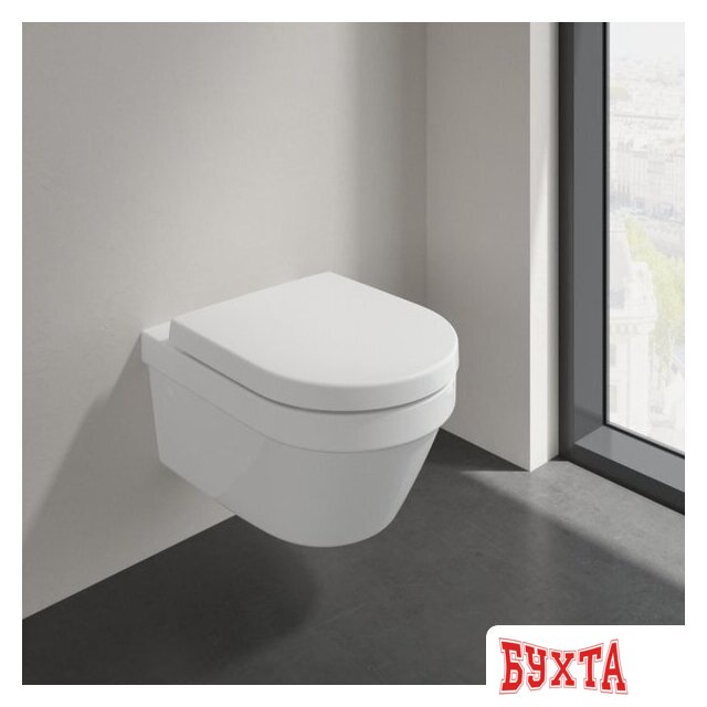 Унитаз подвесной Villeroy & Boch Architectura 4694HR01 2
