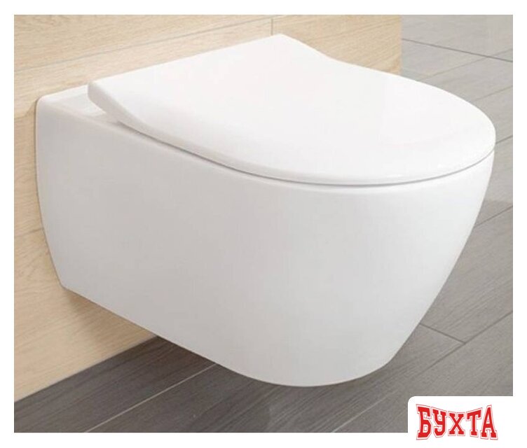 Унитаз подвесной Villeroy & Boch Subway 2.0 5614R2R1 Ceramic Plus 2