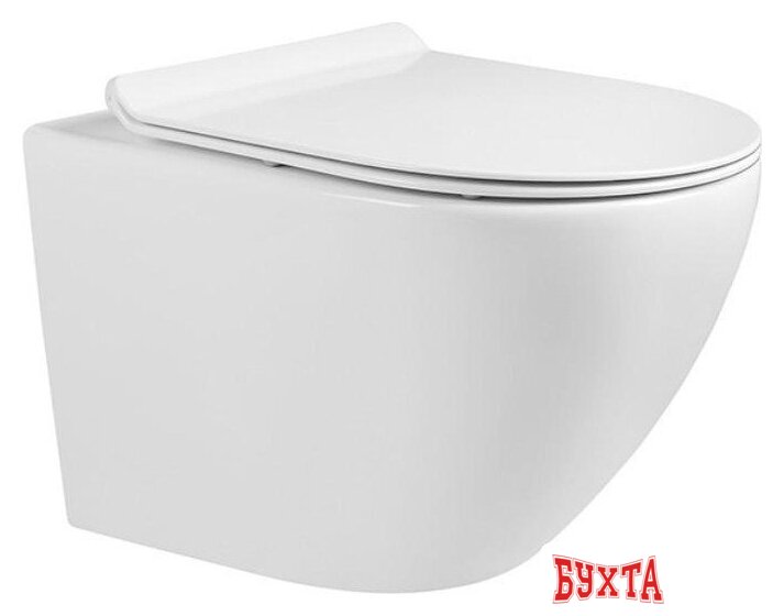 Унитаз подвесной Grado GD-W203T + TECE Kit 9400413 (с кнопкой смыва) 2