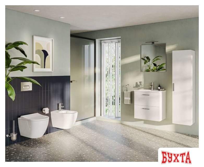 Унитаз подвесной Vitra Mia Round 7510B003-0075 (без сиденья) 3