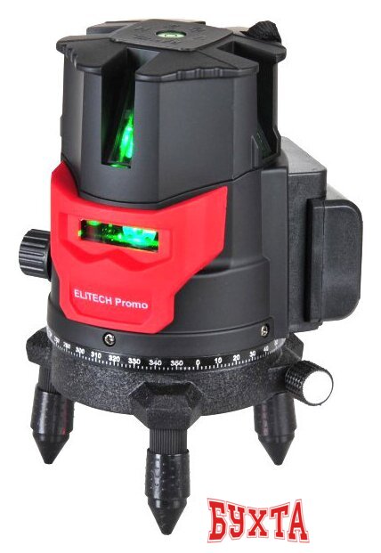 Лазерный нивелир ELITECH ЛН 5/4В-ЗЕЛ Промо