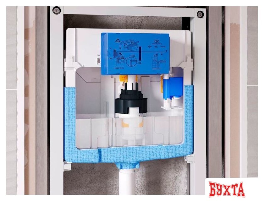 Инсталляция для унитаза Ideal Standard Tesi Aquablade + кнопка Olias M3 (хром) S0079R0123AA 4