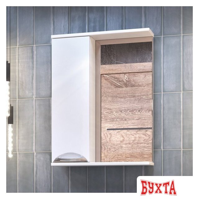 Мебель для ванных комнат Vigo Шкаф с зеркалом навесной Callao 500 левый 3
