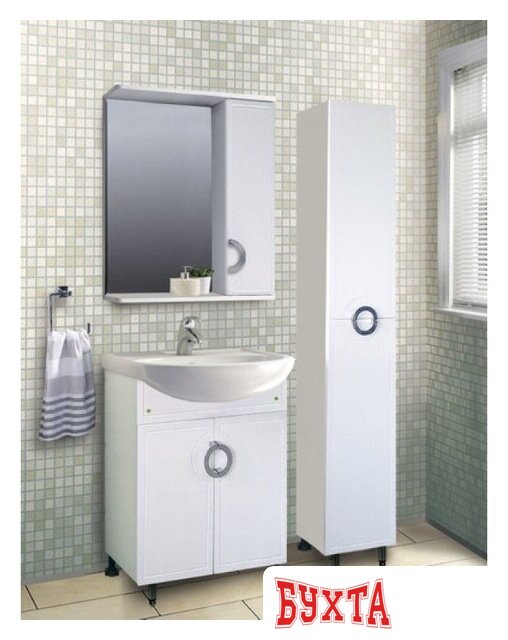 Мебель для ванных комнат Vako Шкаф-пенал Вероника 30 17658 4