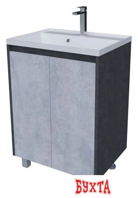 Мебель для ванных комнат Axus Тумба под умывальник Джой 60 1