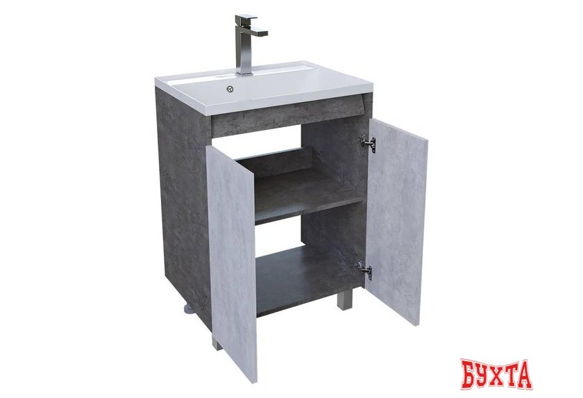Мебель для ванных комнат Axus Тумба под умывальник Джой 60 2