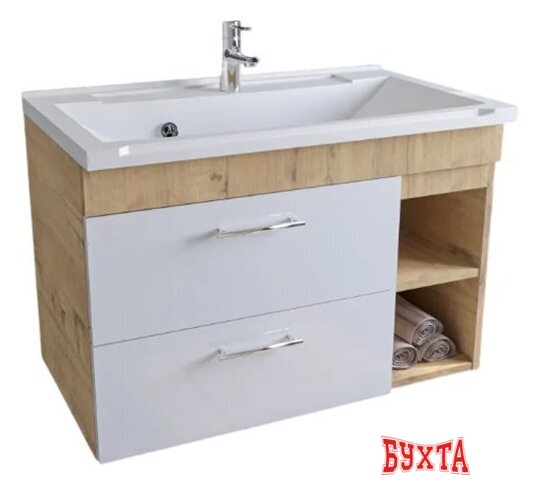 Мебель для ванных комнат Axus Тумба под умывальник Миранда 90 1