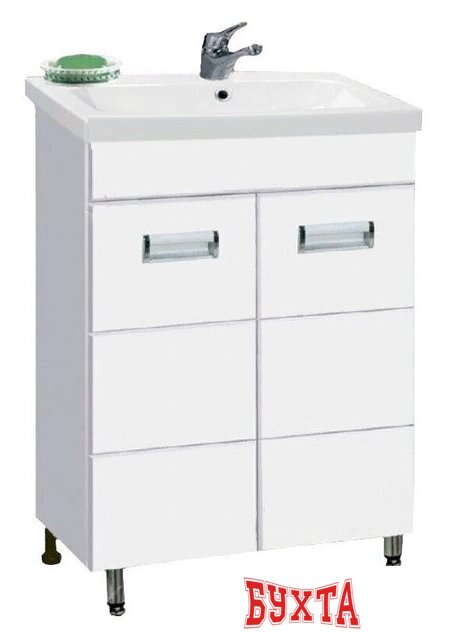 Мебель для ванных комнат Vako Тумба под умывальник Флора Como 60 T 11621