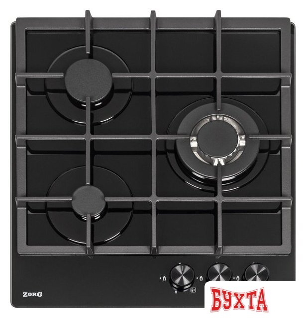 Варочная панель ZorG HAG45 FDW black 1