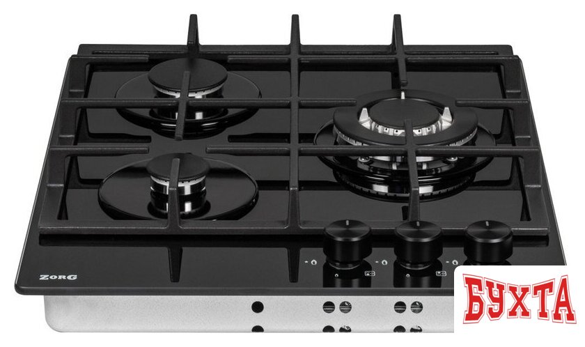 Варочная панель ZorG HAG45 FDW black 2