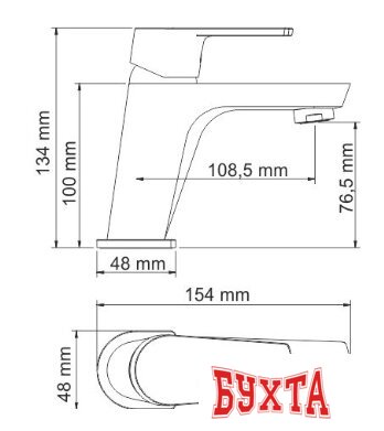 Смеситель Wasserkraft Dill 6103 3