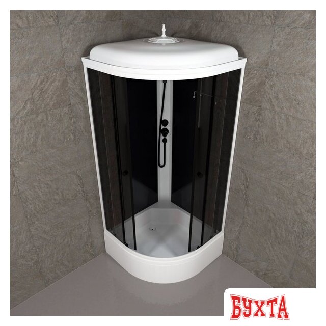 Душевая кабина Triton Грэй-Блэк B 90х90 5