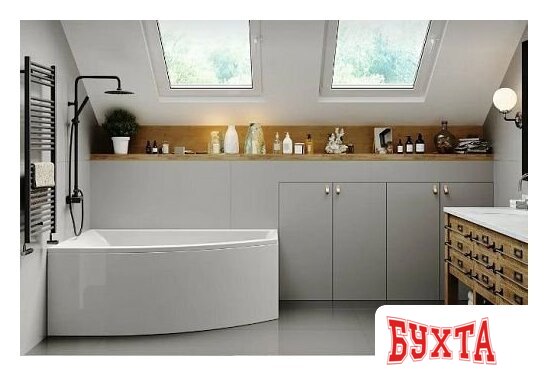 Ванна VagnerPlast Veronela 160x105 L (с каркасом и экраном) 4