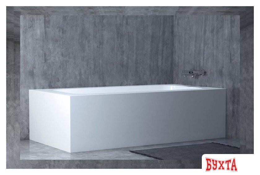 Ванна Salini Orlando Vasta Kit 190x100 102124M (S-Stone, матовый) 3