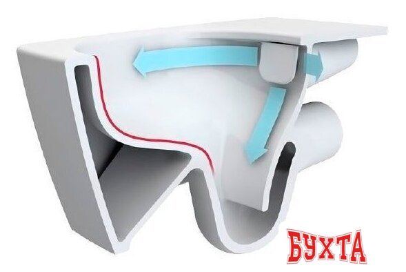 Унитаз подвесной Vitra V-Care Comfort 5674B003-6194 3