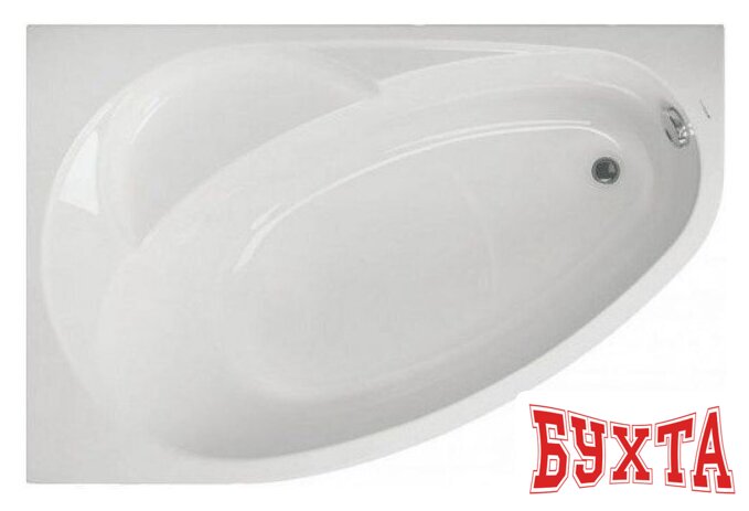 Ванна VagnerPlast Flora 150x100 L (с каркасом и экраном) 1