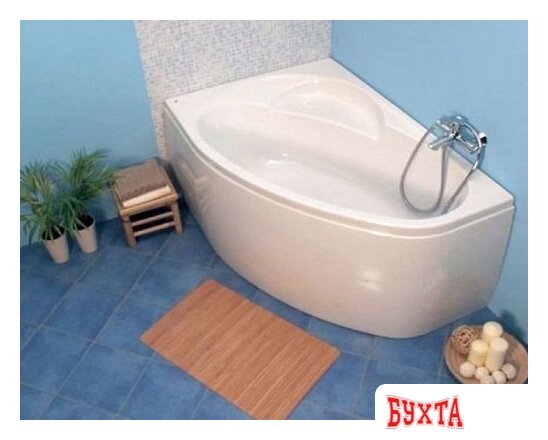 Ванна VagnerPlast Flora 150x100 L (с каркасом и экраном) 5